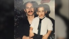 Damian Short is seen with his father, Romeo Short, in an old family photo. Romeo Short was killed in the Westray Mine disaster on May 9, 1992. (Damian Short/Submitted)