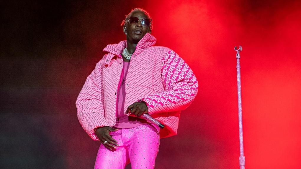 Young Thug performs in 2021