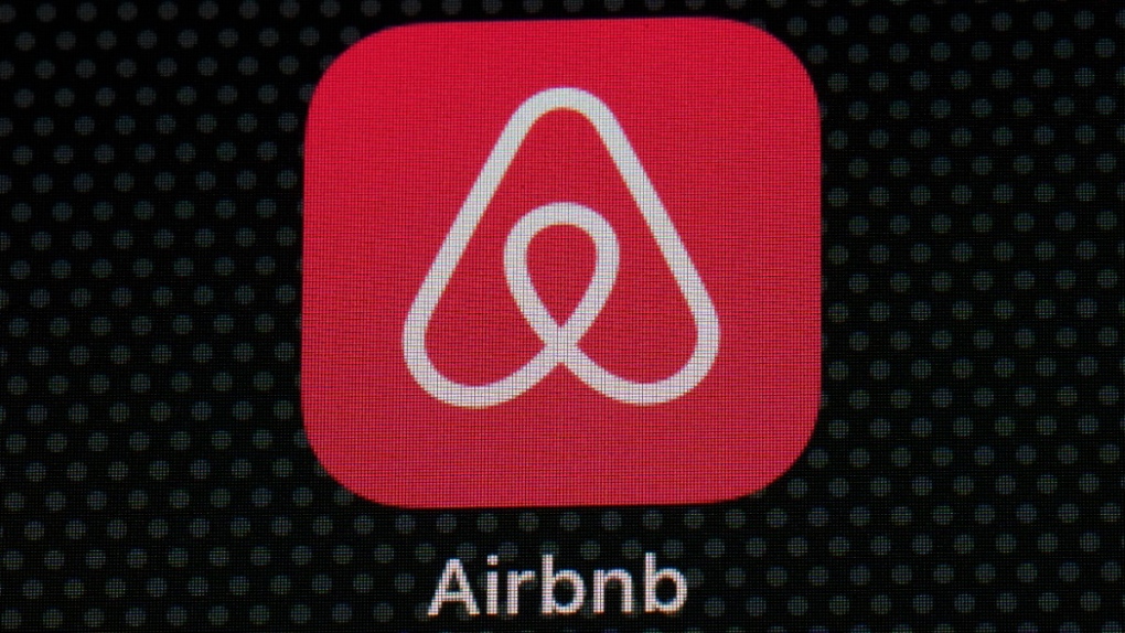 Airbnb app icon on an iPad screen