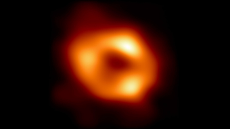 Scientists provided a first picture of Sagittarius A*, a supermassive black hole lurking at the centre of our Milky Way galaxy. 