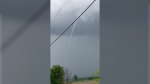 The Western University Northern Tornadoes Project says it appears a landspout tornado occurred near Casselman, Ont. on Sunday. (Chris Leduc/CTV viewer photo)