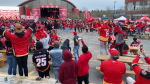 Red Lot viewing party, Round 1 Game 7