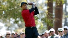 Tiger Woods says he is feeling 'a lot stronger' than he was at the Masters last month as the 15-time major champion ramps up his return to golf at the PGA Championship. (Jamie Squire/Getty Images North America/Getty Images/CNN)