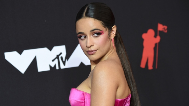 Camila Cabello appears at the MTV Video Music Awards in New York on Sept. 12, 2021. (Photo by Evan Agostini/Invision/AP, File)
