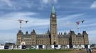 A lengthy construction project on Parliament Hill has forced the Ministry of Canadian Heritage to move the main stage for Canada Day celebrations this year to LeBreton Flats, away from Parliament Hill. (Leah Larocque/CTV News Ottawa)