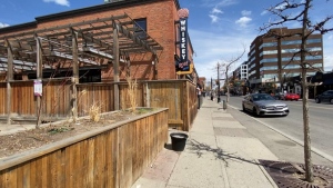 Calgary's Whiskey Rose Saloon, a live music venue on 17th Avenue S.W. 