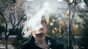 One in 60 teenager vaped for more than ten days in the previous month.(Photo by Ruslan Alekso via Pexels) 