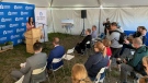 A groundbreaking ceremony was heldon May 17, 2022 for the new comprehensive Animal Campus. (Bryan Bicknell/CTV News London)