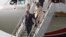 Prince Charles and the Duchess of Cornwall touch down in St. John's, N.L., Tuesday, May 17, 2022.