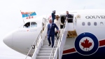 Prince Charles and Camilla, Duchess of Cornwall, arrive in St. John's to begin a three-day Canadian tour, Tuesday, May 17, 2022. THE CANADIAN PRESS/Paul Chiasson