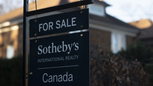 A real estate sale sign is shown in a west-end Toronto neighbourhood, March 7, 2020. THE CANADIAN PRESS/Graeme Roy