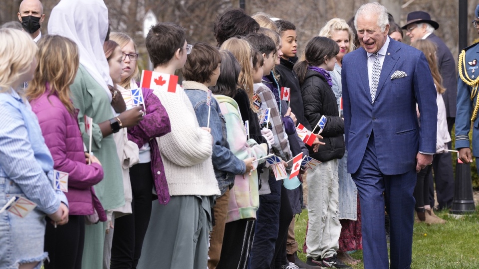 Prince Charles greets well-wishers in St. John's