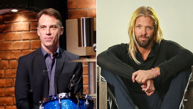 Matt Cameron and Taylor Hawkins seen here in this undated comparison photo. (Getty Images/CNN)