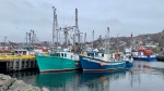 Fishing boats are shown in St. John's, Friday, Apr.16, 2021. (THE CANADIAN PRESS/Sarah Smellie)