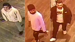 Police are looking for these three people who they say were also involved in an attack outside a bowling alley in Brampton.