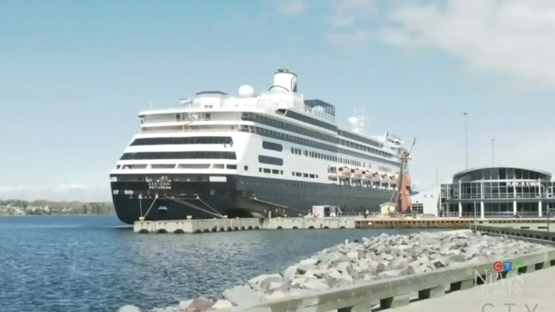 A visit from the Holland America Zaandam cruise ship had passengers browsing shops on the Sydney waterfront and boarding buses to view what Cape Breton has to offer.