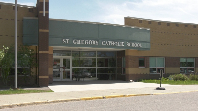 St. Gregory Catholic School in Carleton Place, Ont. (Dylan Dyson/CTV News Ottawa)