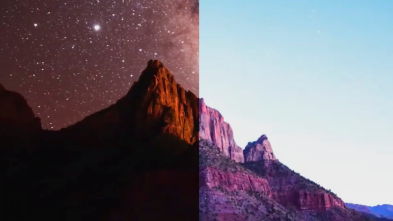 Timelapse shows Milky Way from Utah national park
