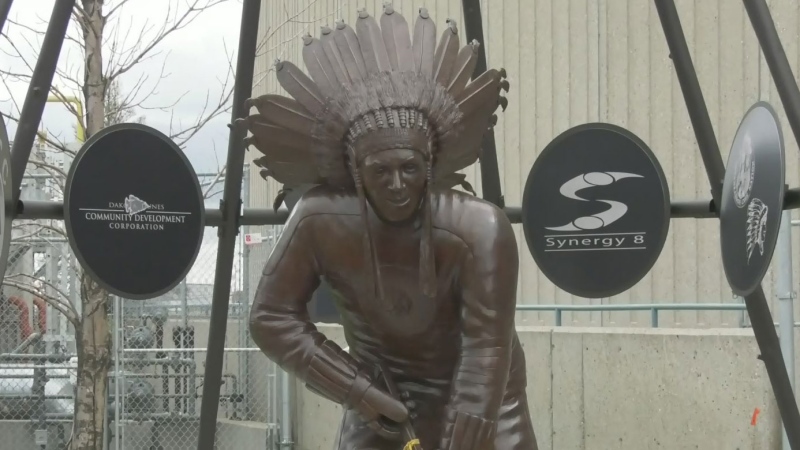 Statue of hockey trailblazer unveiled