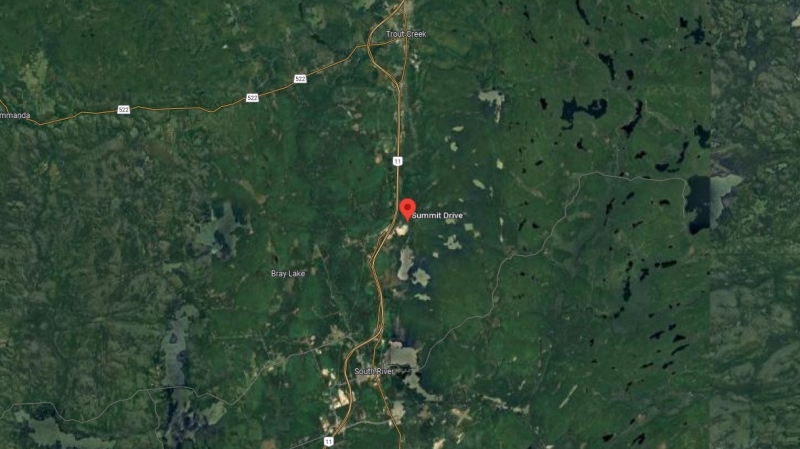 Crash on Highway 11 at Summit Drive in South River has closed the northbound lanes Thursday morning. May 19/22 (Google maps)