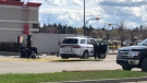 Police responded to an alleged assault in the 800 Block of 15th Street East in Prince Albert on May 18, 2022. (Lisa Risom/CTV Prince Albert)