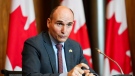 Health Minister Jean-Yves Duclos makes a funding announcement to strengthen access to abortion during a press conference in Ottawa on Wednesday, May 11, 2022. THE CANADIAN PRESS/Sean Kilpatrick