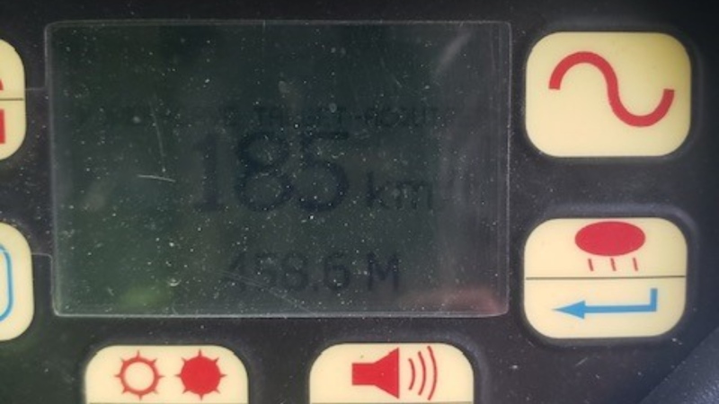 The police speed measuring device used at the time is shown. (RCMP)