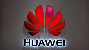 The Huawei logo is seen at a Huawei store at a shopping mall in Beijing on July 4, 2018. (AP Photo/Mark Schiefelbein)