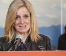 Alberta NDP leader Rachel Notley says her party has been focused on the issues that matter to Albertans while Kenney and the UCP have been plagued by infighting. (THE CANADIAN PRESS/Jeff McIntosh)