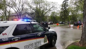 Saskatoon police at Melrose Avenue