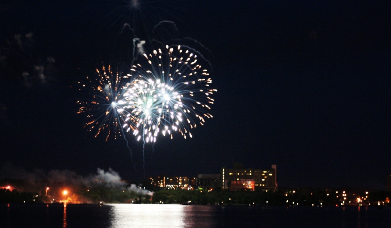 The fire ban in effect in Greater Sudbury includes fireworks, the city said in a news release Friday. (Supplied)