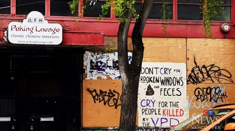 More vandalism in Vancouver's Chinatown