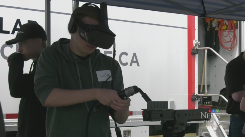 Mobile training to excite teens for trades