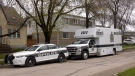 Winnipeg police search home of accused killer