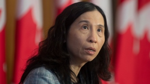 In this file photo Chief Public Health Officer Theresa Tam speaks during a technical briefing on the COVID pandemic in Canada, Friday, January 15, 2021 in Ottawa. (THE CANADIAN PRESS/Adrian Wyld)
