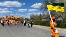 The Sikh Society of Regina’s sixth annual Vaisakha celebration began Sunday. (Gareth Dillistone/CTV News Regina)