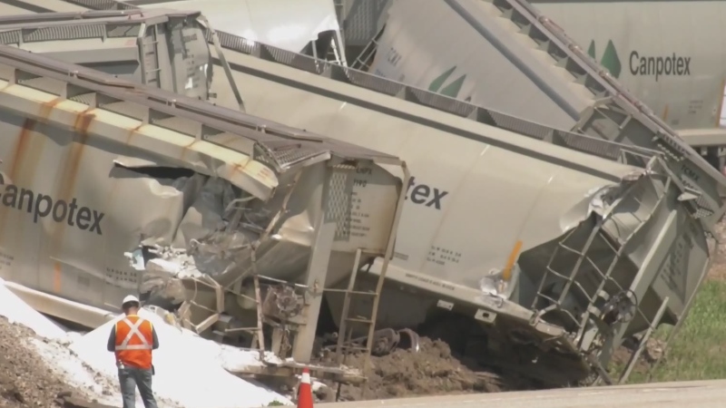 Major CP derailment in southern Alberta