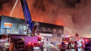 Hanover at downtown fire scene, Thursday May 19  (Source: Lisa Schnittker)