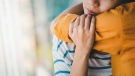 Hugs can help before a stressful situation, but know that they may or may not always be welcome, experts said. (Chanintorn.v/Adobe Stock/CNN)