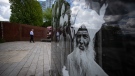 The Komagata Maru monument is seen in downtown Vancouver, on Tuesday, May 18, 2021. THE CANADIAN PRESS/Darryl Dyck