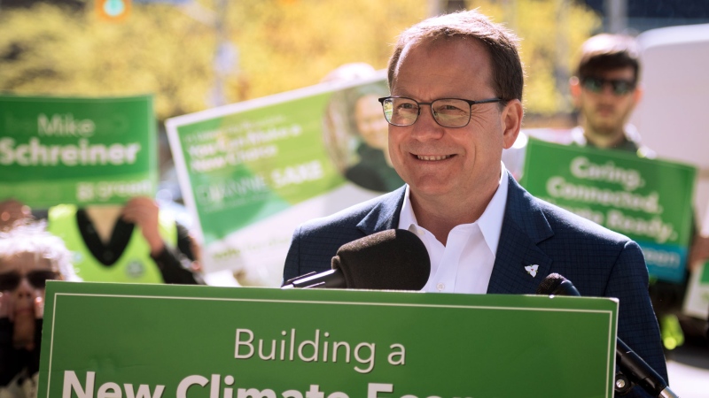 Mike Schreiner says he's thinking about running for leader of Ontario Liberals