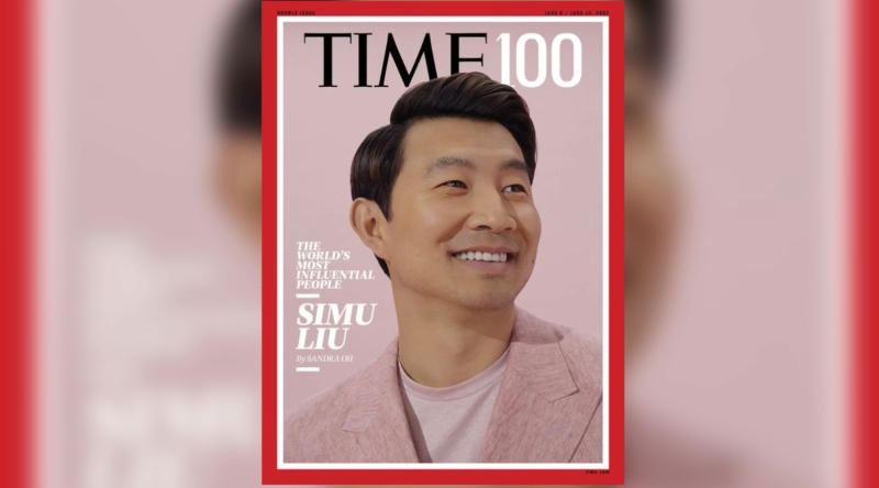 Canadian actor and Western University grad Simu Liu on the cover of TIME Magazine's 100 most influential people issue. (Source: Simu Liu/Twitter)