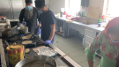 Members of Ottawa’s Sikh community prepare a warm meal for hundreds despite having no electricity. (Jackie Perez/CTV News Ottawa)