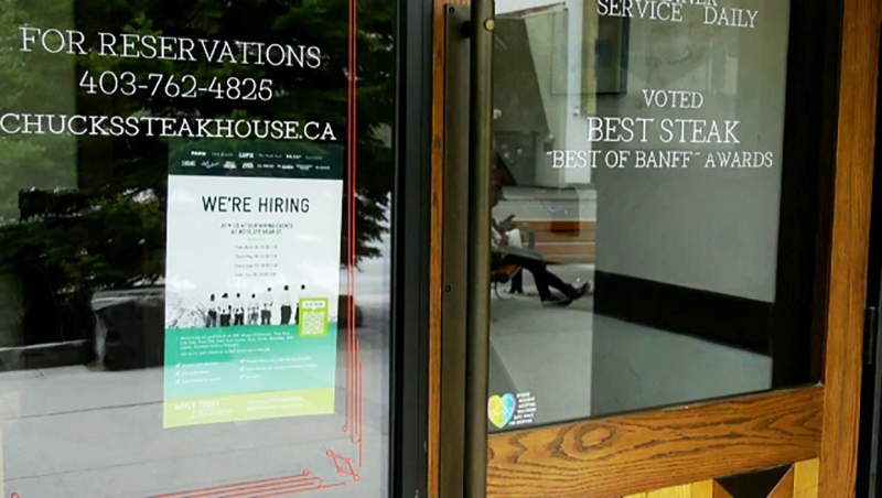 Banff businesses are struggling to hire staff as business bounces back after the pandemic