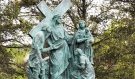 There are currently a dozen statues at the Grotto of Our Lady of Lourdes property, and all are from the 1950s. (Molly Frommer/CTV News)