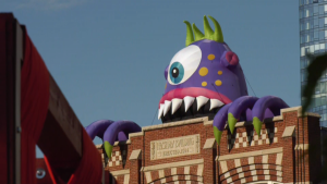 Monsters are taking over some historic buildings in Edmonton as part of the Downtown Spark festival.