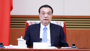 China's cabinet held an emergency meeting with more than 100,000 participants on Wednesday, according to state media, as top leaders urged new measures to stabilize an economy battered by the country's stringent COVID-19 restrictions. (Ding Lin/Xinhua/Getty Images/CNN)
