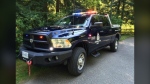 A B.C. Conservation Officer Service vehicle is shown in a photo posted by the service on Facebook. 