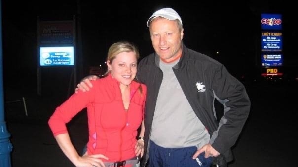 The final leg of the Cabot Trail Relay Race is now named in Steve Dunn's honour after he collapsed during the race in 2012. This weekend, his daughter Ashley MacDonald is headed to the Cape Breton Highlands to finally finish the race her father started. (COURTESY: Ashley MacDonald)
