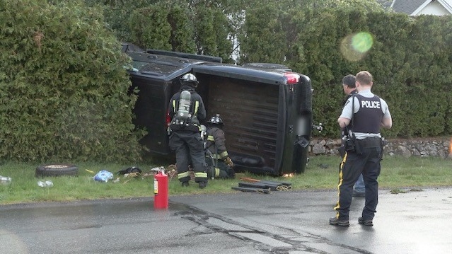 The crash occurred Friday morning. (CTV News)